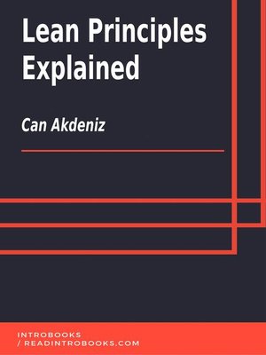 cover image of Lean Principles Explained